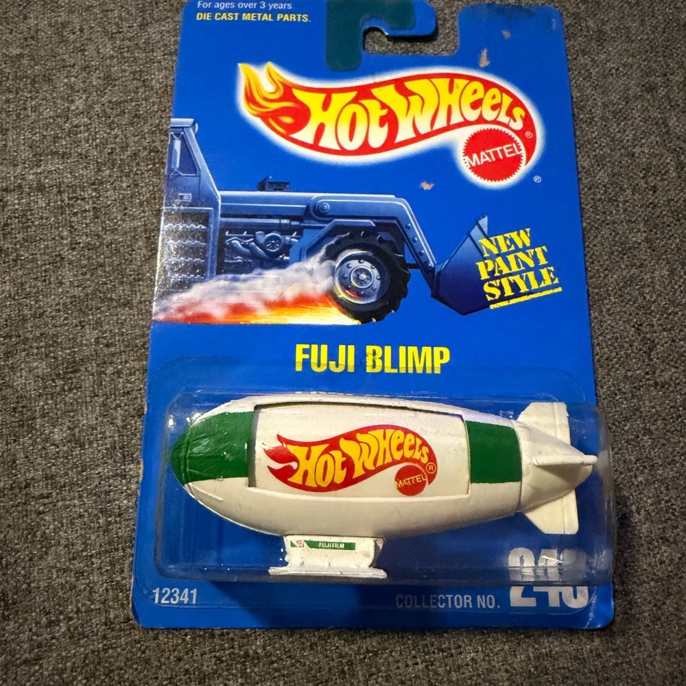 Hot Wheels Fuji Blimp Toy Vehicle - White & Green